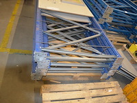 6 staanders blauw afm. 6,50m hoogte en 1,10m breedte jungheinrich - afbeelding 6 van  7