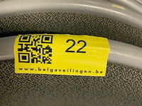 6 stapelbare stoffen stoelen - afbeelding 3 van  3