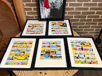 6 stuks, div. kaders