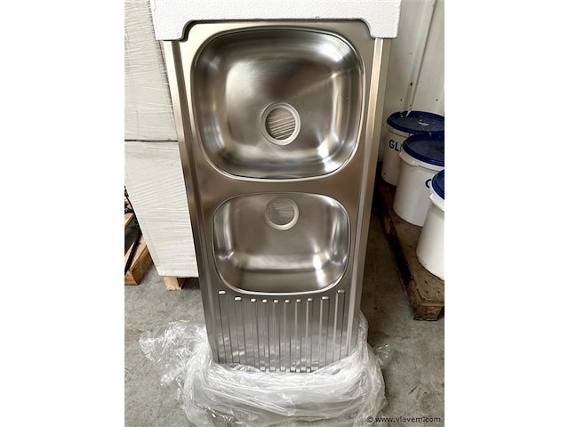 6 stuks, dubbele spoeltafels - afbeelding 2 van  3