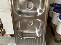 6 stuks, dubbele spoeltafels - afbeelding 2 van  3