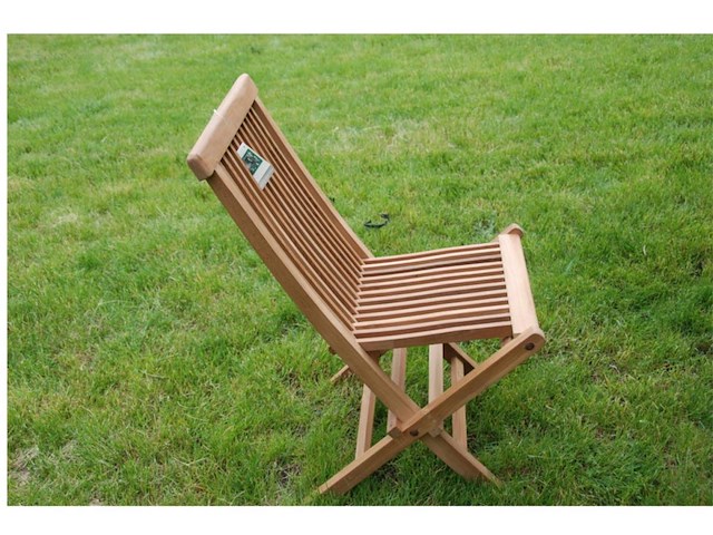 6 stuks vouwstoel in teak - afbeelding 2 van  2