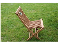 6 stuks vouwstoel in teak - afbeelding 2 van  2