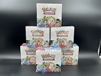 6 tcg-boosterboxen karmesin & purpur pokémon - duitstalig