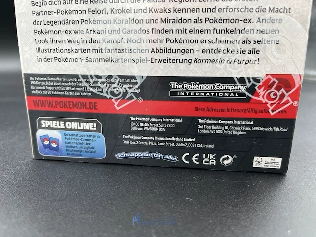 6 tcg-boosterboxen karmesin & purpur pokémon - duitstalig - afbeelding 8 van  11