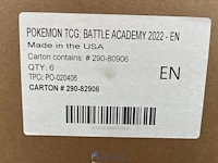 6 tcg-spellen battle academy 2022 pokémon - engelstalig - afbeelding 2 van  10