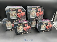6 tcg-tins crown zenith galarian zapdos pokémon - engelstalig