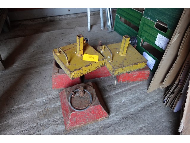 6 tegengewichten - afbeelding 1 van  2