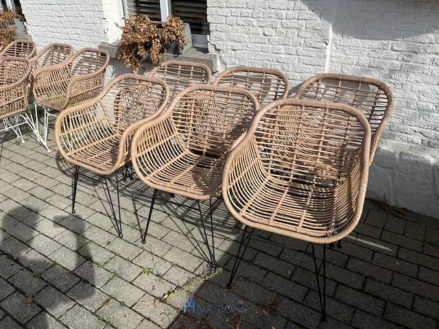 6 terrasstoelen - afbeelding 1 van  4
