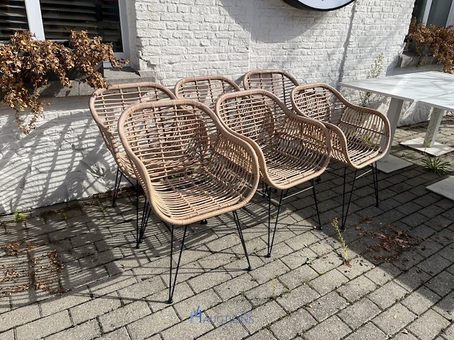 6 terrasstoelen - afbeelding 2 van  4