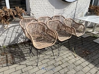 6 terrasstoelen - afbeelding 2 van  4