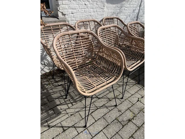 6 terrasstoelen - afbeelding 3 van  4