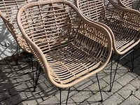 6 terrasstoelen - afbeelding 3 van  4