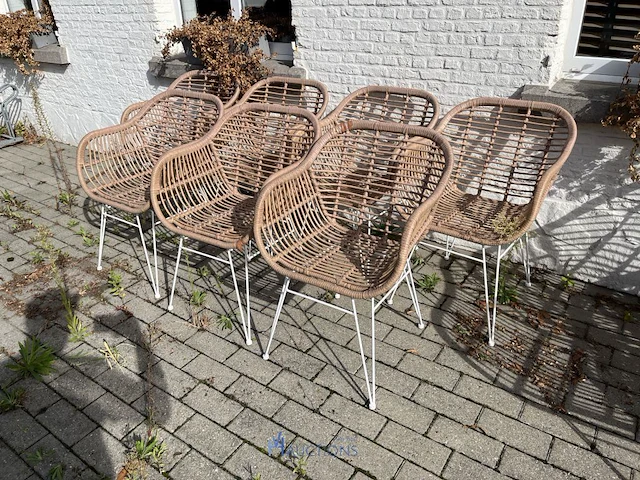 6 terrasstoelen - afbeelding 1 van  4