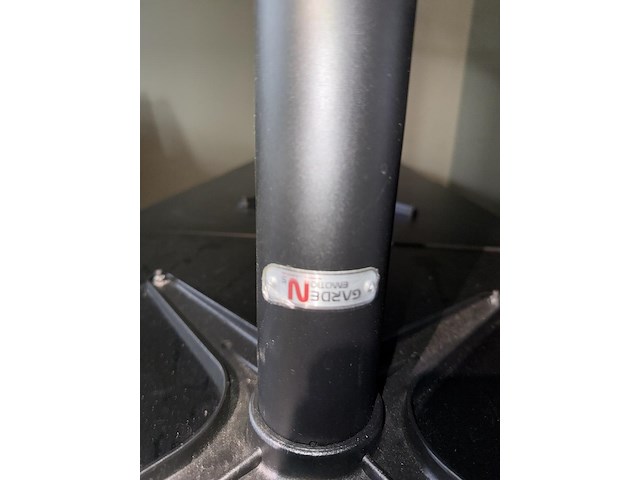 6 terrastafels zwarte kleur - afbeelding 2 van  3