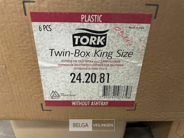 6 tork twin wc-papierhouders - afbeelding 5 van  5