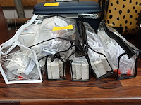 6 transparante toilettassen vliegtuig - afbeelding 1 van  5