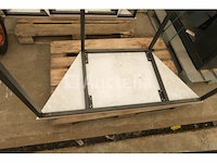 6 trapeziumvormige tafels - afbeelding 6 van  6