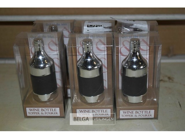 6 wine bottle topper 2 in 1 - afbeelding 1 van  1