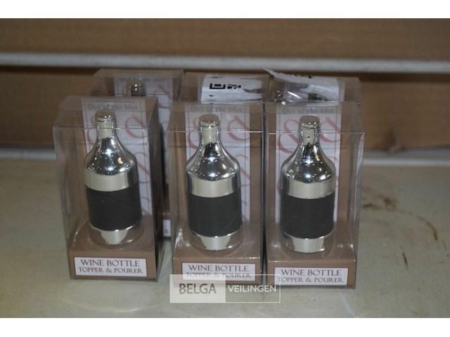 6 wine bottle topper 2 in 1 - afbeelding 1 van  1