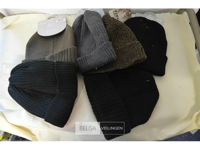 6 wintermutsen mannen div. kleuren - afbeelding 1 van  4