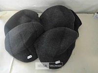 6 wollen petten voor mannen - afbeelding 1 van  3