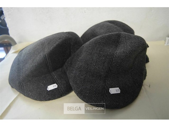 6 wollen petten voor mannen - afbeelding 2 van  3