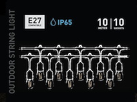 6 x 10 meter e27 waterdicht prikkabel koppelbaar - afbeelding 9 van  9