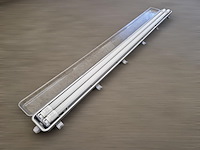 6 x 120cm dubbele led tl t8 armaturen waterdicht - afbeelding 3 van  9