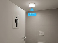 6 x 12w 4000k opbouw led panelen waterdicht brandwerend met sensor - afbeelding 4 van  7