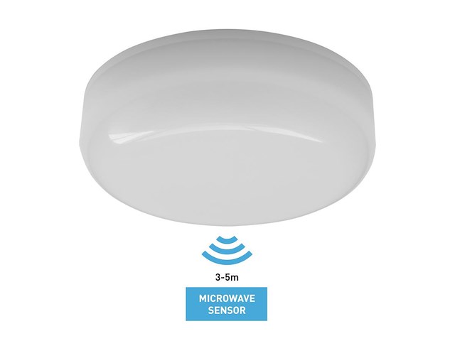 6 x 12w 4000k opbouw led panelen waterdicht brandwerend met sensor - afbeelding 1 van  7