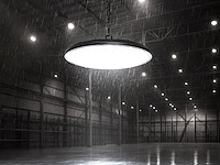6 x 150w 6500k led ufo highbay slim waterdicht met lens - afbeelding 2 van  8