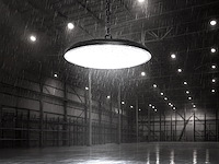 6 x 150w 6500k led ufo highbay slim waterdicht met lens - afbeelding 2 van  8