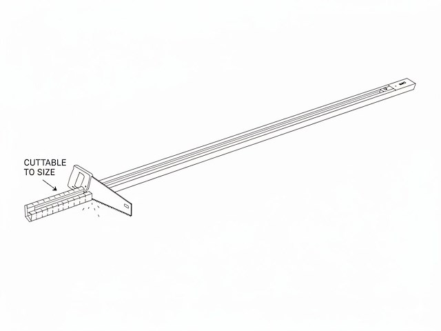 6 x 2 meter rail voor 1 fase 2 draden railsystem met doorverbinder zwart - afbeelding 4 van  4