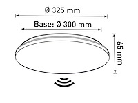 6 x 24w cct 3 kleur opbouw led panelen spatwaterdicht met sensor - afbeelding 5 van  6