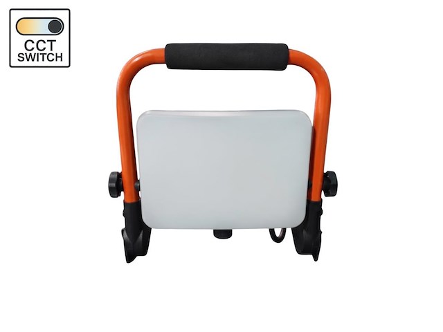 6 x 50w werklamp led 3in1 kleur cct breedstraaler waterdicht met voet - afbeelding 2 van  9
