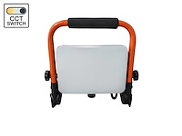 6 x 50w werklamp led 3in1 kleur cct breedstraaler waterdicht met voet - afbeelding 2 van  9