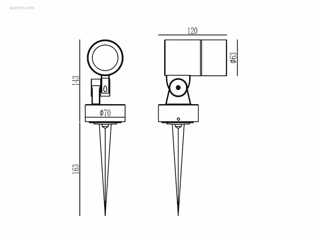 (6 x) 6 x prikspot gu10 fitting zwart draaibaar... - afbeelding 7 van  7