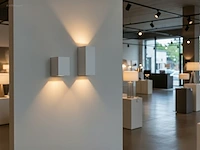(6 x) 6 x wandlamp modern rechthoekig gu10... - afbeelding 3 van  5