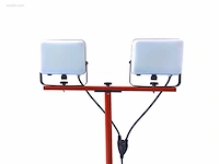 (6 x) 6 x werklamp 2x50w led 3in1 kleur cct... - afbeelding 5 van  7