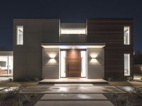 6 x 6w led ovaal wandlamp zes licht zand wit warm wit waterdicht - afbeelding 4 van  8