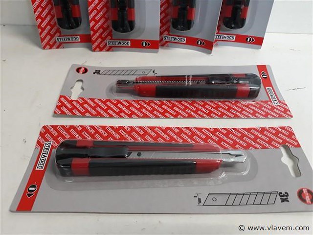 6 x afbreekmes 9 mm - afbeelding 2 van  2