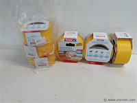 6 x afplaktape extra 33mx50mm - afbeelding 1 van  2