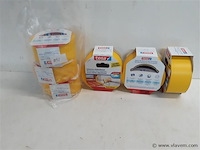 6 x afplaktape extra 33mx50mm - afbeelding 1 van  2