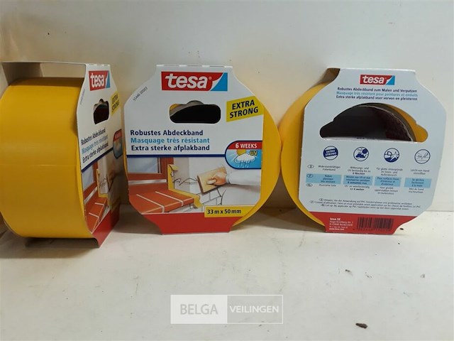 6 x afplaktape extra 33mx50mm - afbeelding 3 van  3