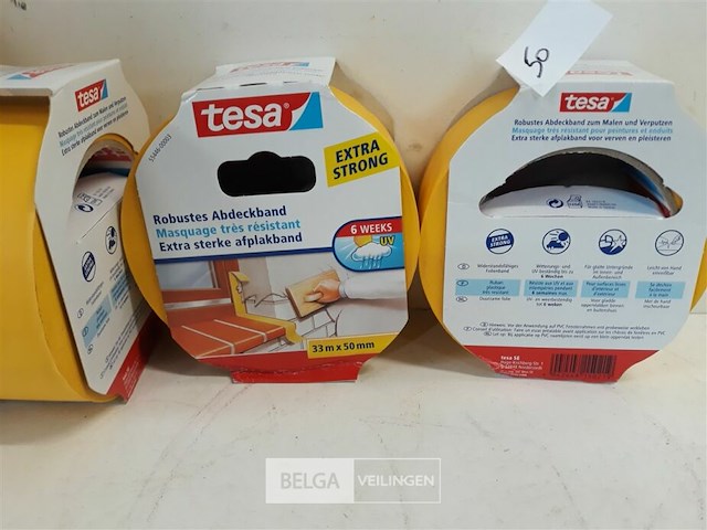 6 x afplaktape extra 50mm x 33m - afbeelding 3 van  3
