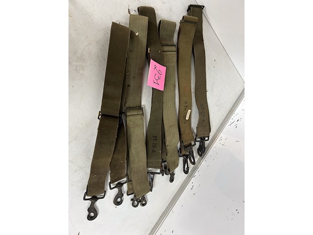 6 x amerikaanse draagriem wo2 model st-19-a - afbeelding 1 van  2