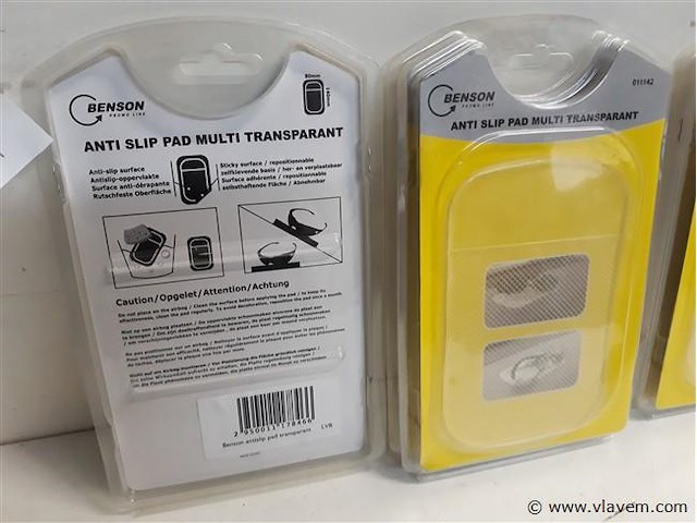 6 x anti slip matje 8 x 15 cm - afbeelding 2 van  2