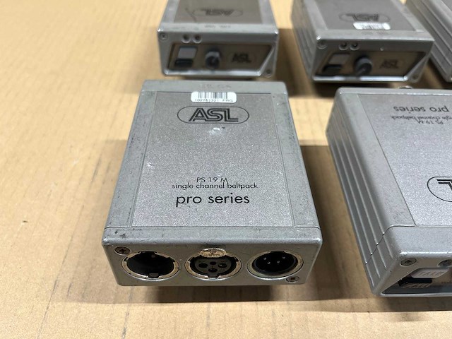 6 x asl ps19m intercom beltpack 1-channel - afbeelding 4 van  5
