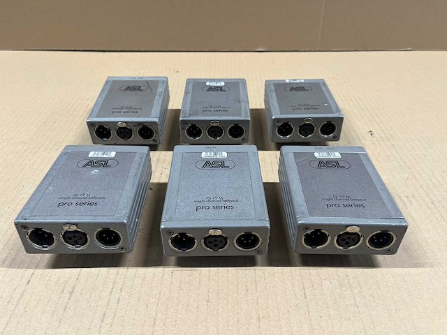 6 x asl ps19m intercom beltpack 1-channel - afbeelding 5 van  5